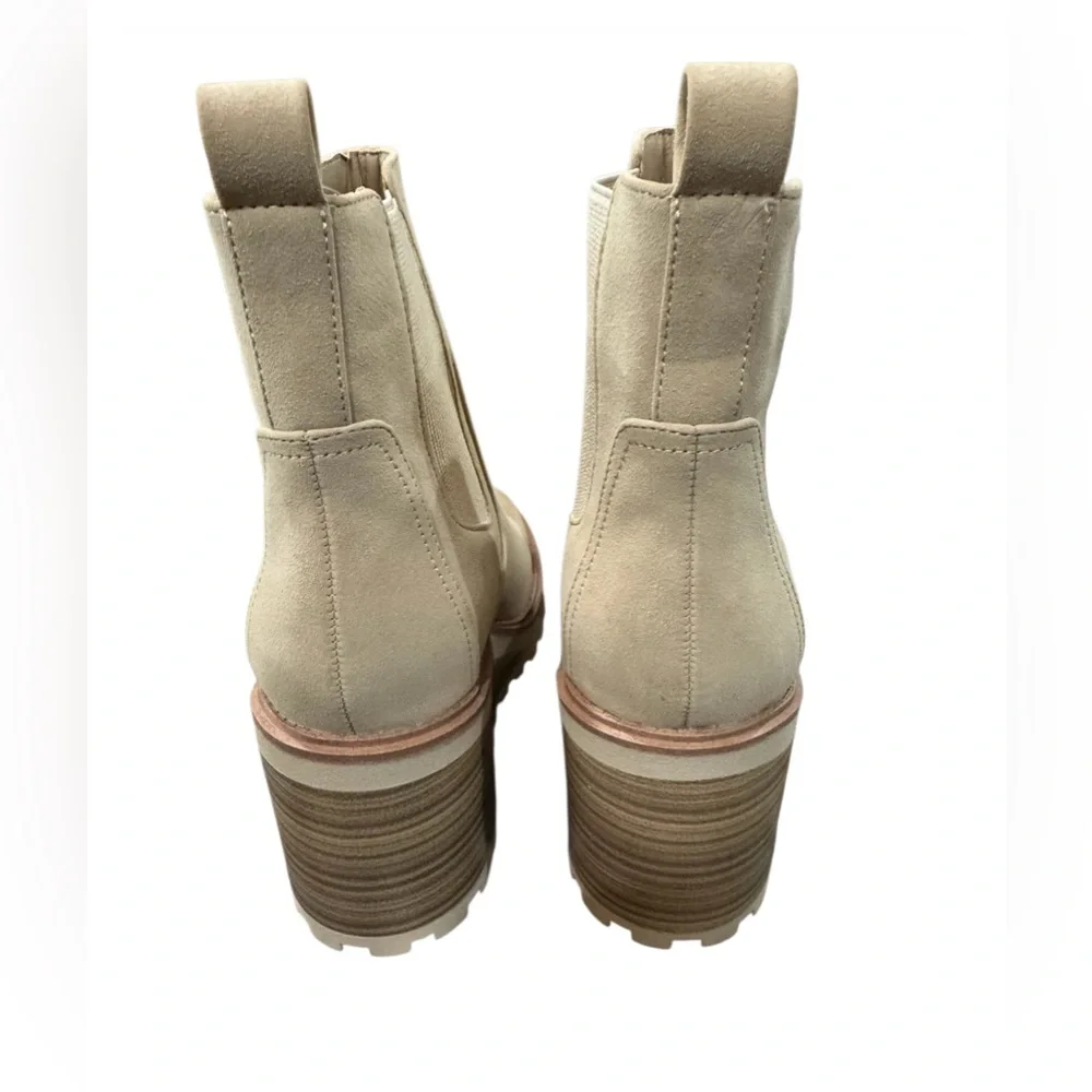 NWT MIA Womens Corin Lug Sole Casual Boots Ankle High Heel 3